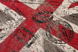 Koberec Union Jack šedá