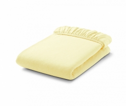 Prostěradlo do dětské postýlky frote citronové