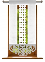 Ozdobný panel šedo bílý