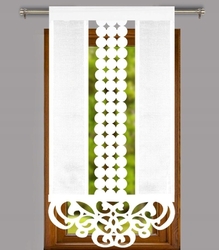 Ozdobný panel bílý