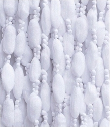 Bambulková záclonka Arktická bílá