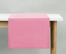 Běhoun na stůl jednobarevný růžový