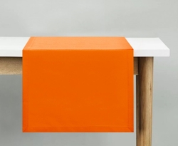 Běhoun na stůl jednobarevný oranžový