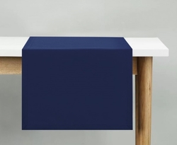 Běhoun na stůl jednobarevný modrý tmavý