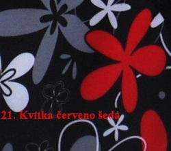 21. kvítka červeno šedá