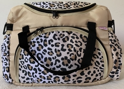 Taška na kočárek Leopard béžový Classic