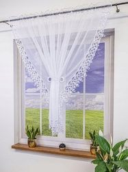 Krajková záclona 250 x 160cm bílá