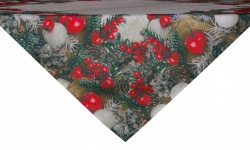 Vánoční ubrus na stůl Zimní dekorace 85 x 85cm