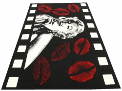 Koberec Marilyn Monroe black city, Rozměr koberce 120x170cm