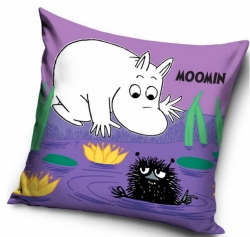 Polštářek s hrošíkem Moomin fialový