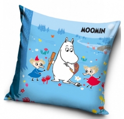 Polštářek s hrošíkem Moomin modrý