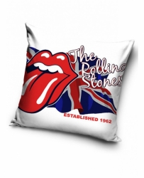 Polštář Rolling Stones bílý