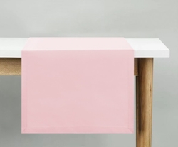 Běhoun na stůl jednobarevný růžový světlý