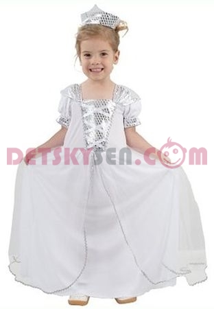 Karnevalový kostým Princeznička v bílém