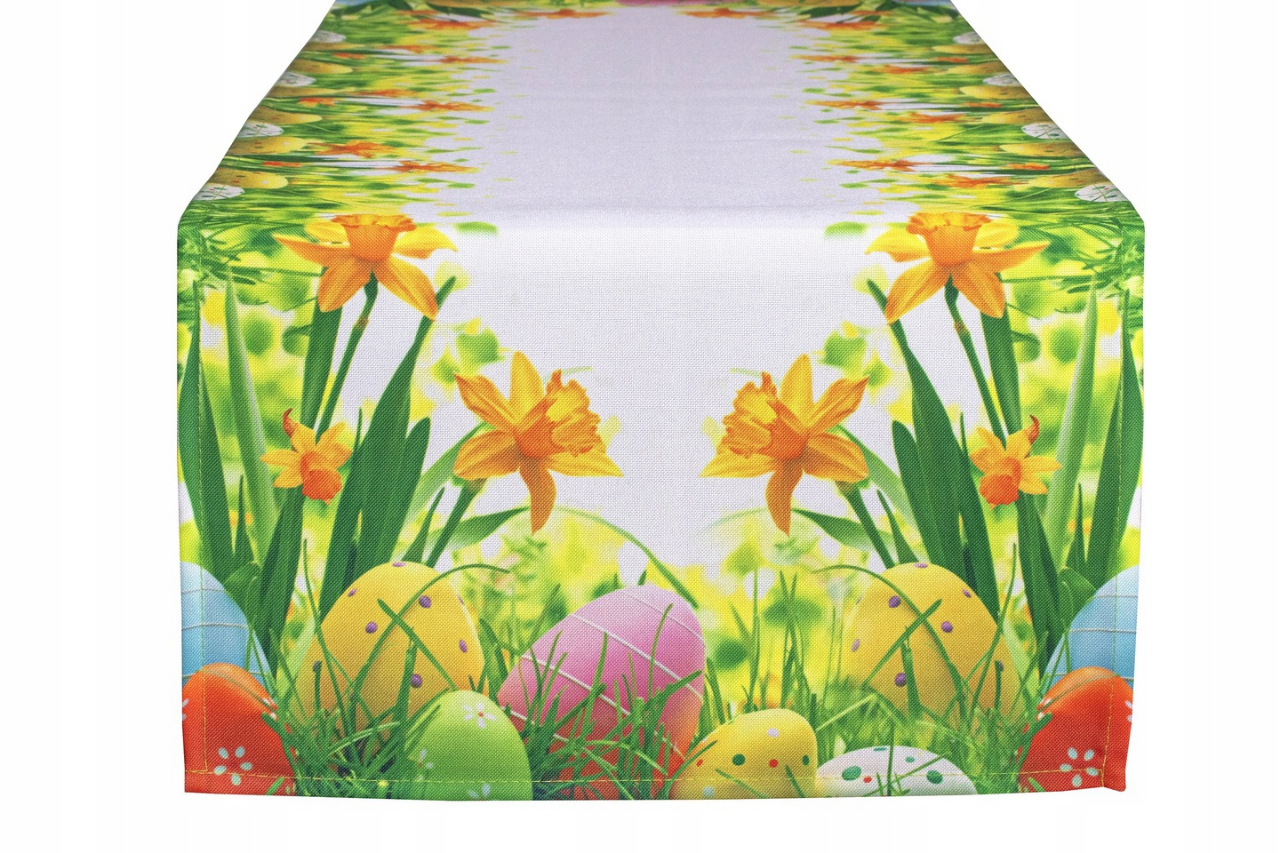 Velikonoční běhoun Velikonoční vajíčka s narciskami